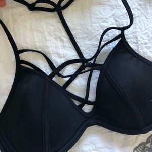 Black bikini top